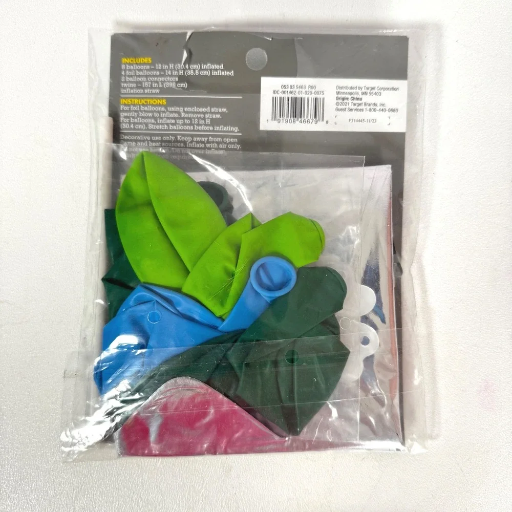 RAWR Dinosaur Theme Birthday Party Decoration Balloon Garland Kit 12 Pcs